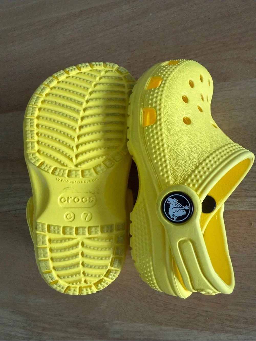 CROCS bright yellow